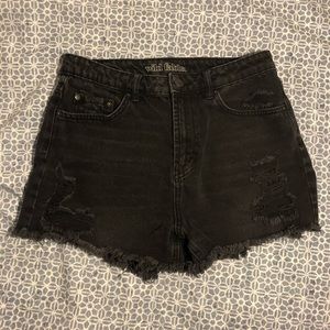 Wild Fable Black Jean Shorts